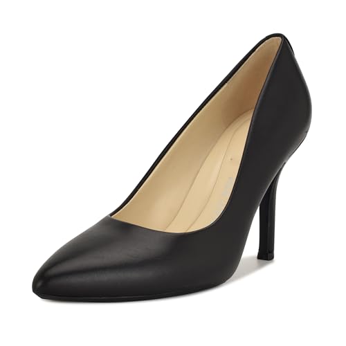 Nine West Women's Fifth9x9 Pump, Black Leather, 8.5 - Image 1