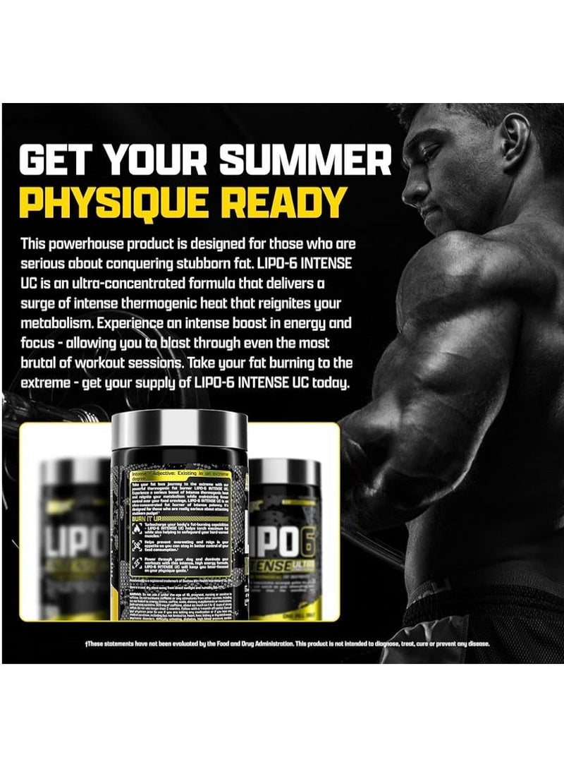 Nutrex Research Lipo 6 Intense Ultra Concentrate - 60 Capsules - Image 4