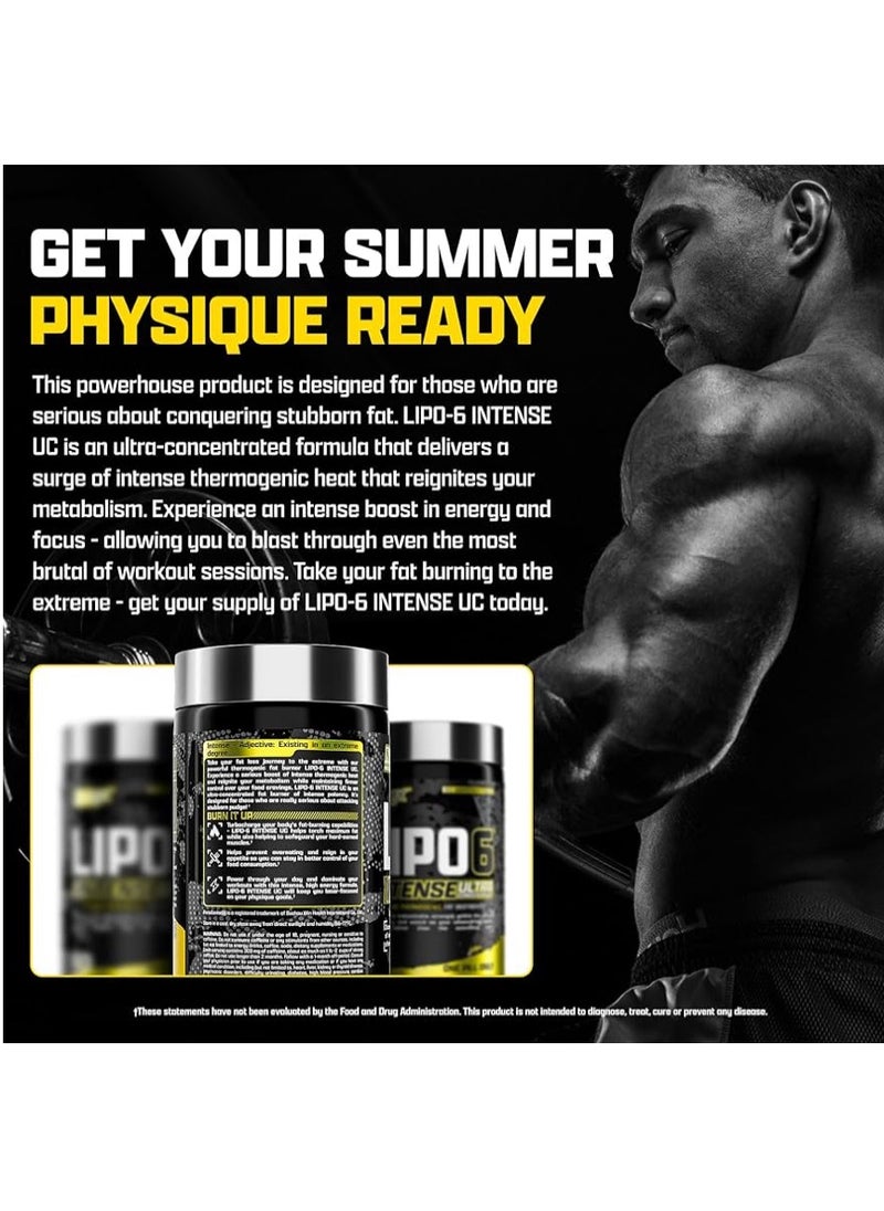 Nutrex Research Lipo 6 Intense Ultra Concentrate - 60 Capsules  - Image 4