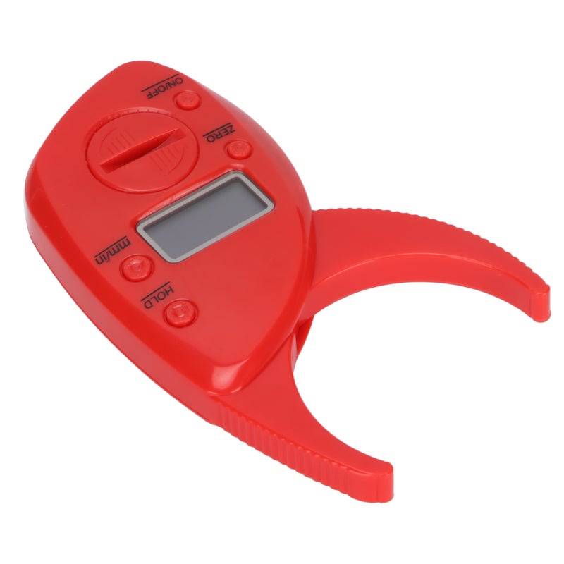 Body Fat Caliper Red ABS Material Light Portable - Accurate Skinfold Measurement for Fitness Enthusiasts Personal Trainers Health Enthusiasts - Image 5