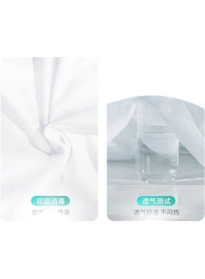 Sometimes S Etimes Light Disposable Bed Sheet (sms Grade), Hotel Hygiene-enhancing Extra Large Single/double Bed Sheet For Travel And Business Trips, 2*2.3m, 2 Pieces - Image 3