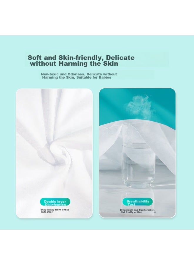 Sometimes Light Disposable Bed Sheet , Hotel Hygiene-enhancing Extra Large Single/double Bed Sheet For Travel And Business Trips, 2*2.3m, 2 Pieces - Image 4