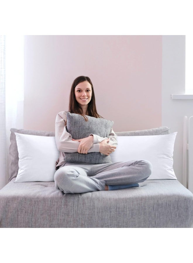 RION Full Body Pillow 50x150 cm – Ultra Soft Long Pillow for Side Sleepers, Pregnancy & Maternity Support – Hypoallergenic Polyester Fiberfill - Image 5