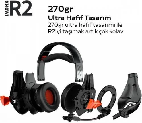 بولهاموبيل Polham RGB Lighted Ultra Sensitive 2 Meter Wired Gaming Headset with Microphone, Professional Headset