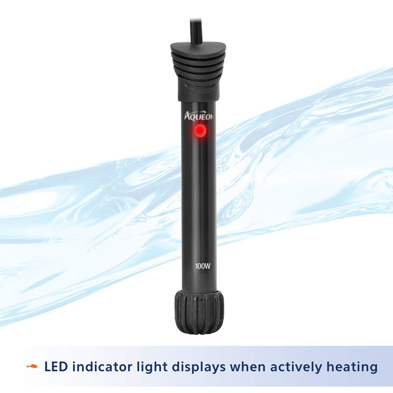 Aqueon Aquarium Fish Tank Preset Heater For Up To 40 Gallons, 100 Watts - Image 3