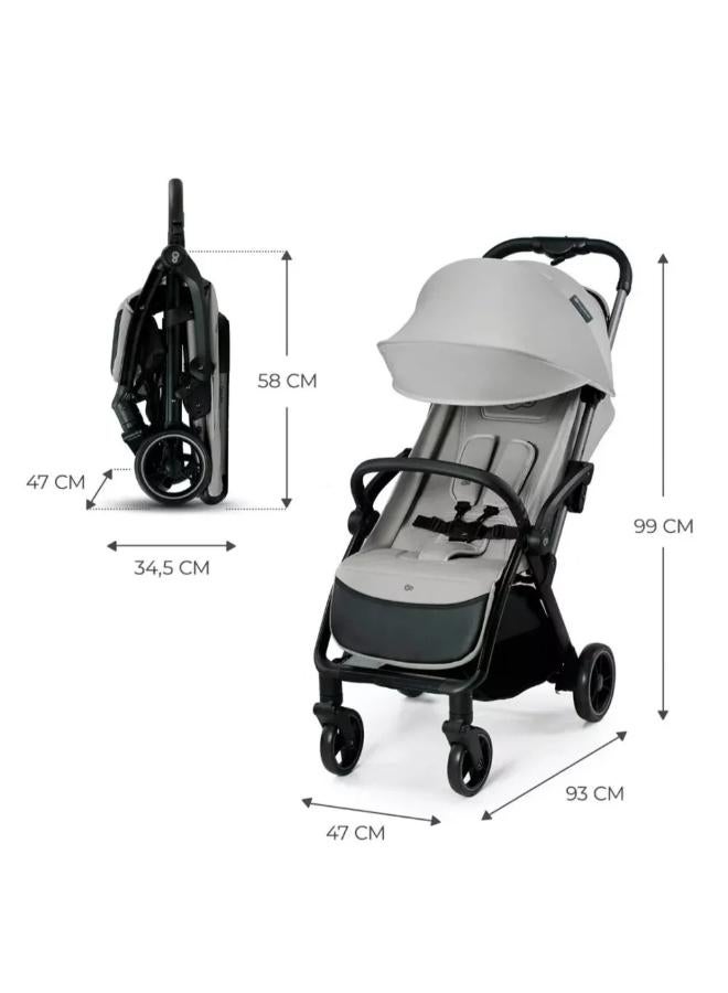 Kinderkraft عربة Kinderkraft Apino - رمادي فاتح - Image 3