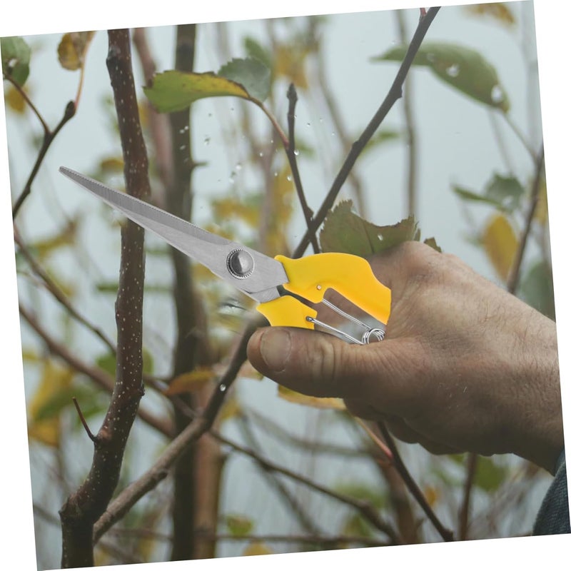 LIFKOME Garden Pruning Shears Fruit Picking Scissors Ergonomic Handle for Effortless Trimming for Gardening Bonsai and Flower Care - Image 3