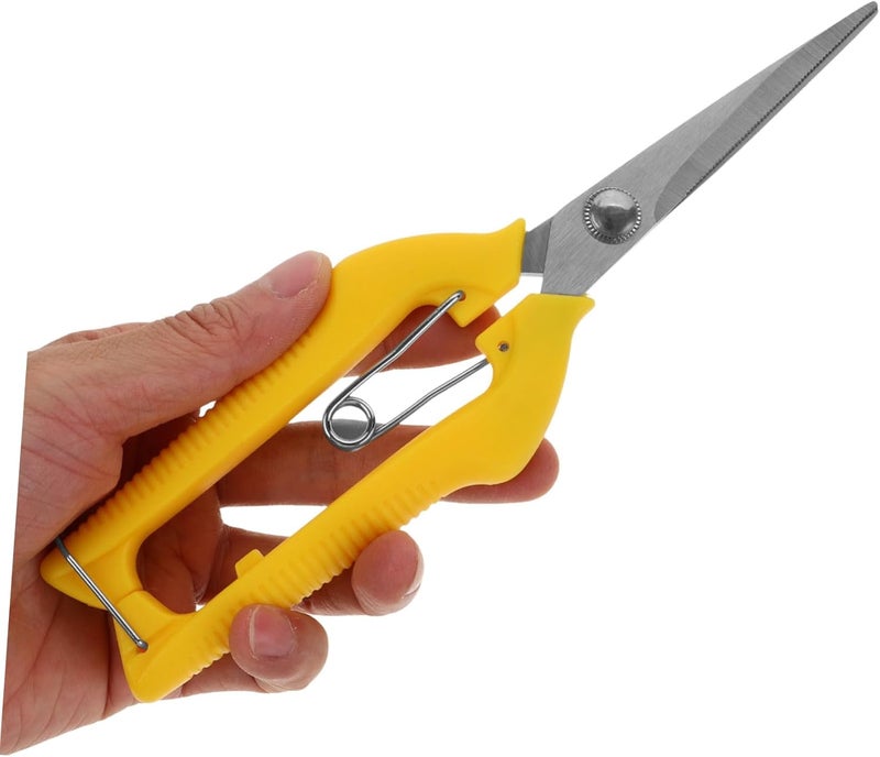 LIFKOME Garden Pruning Shears Fruit Picking Scissors Ergonomic Handle for Effortless Trimming for Gardening Bonsai and Flower Care - Image 1