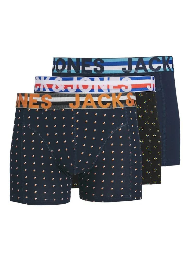 جاك اند جونز Jachenrik 3 Pack Boxers