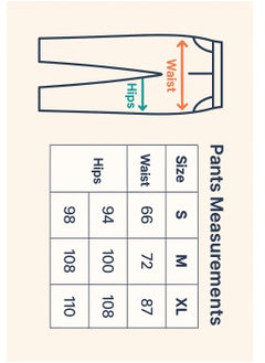 سوفت ستيبس Flared trousers with fold-over waist M  - Image 3