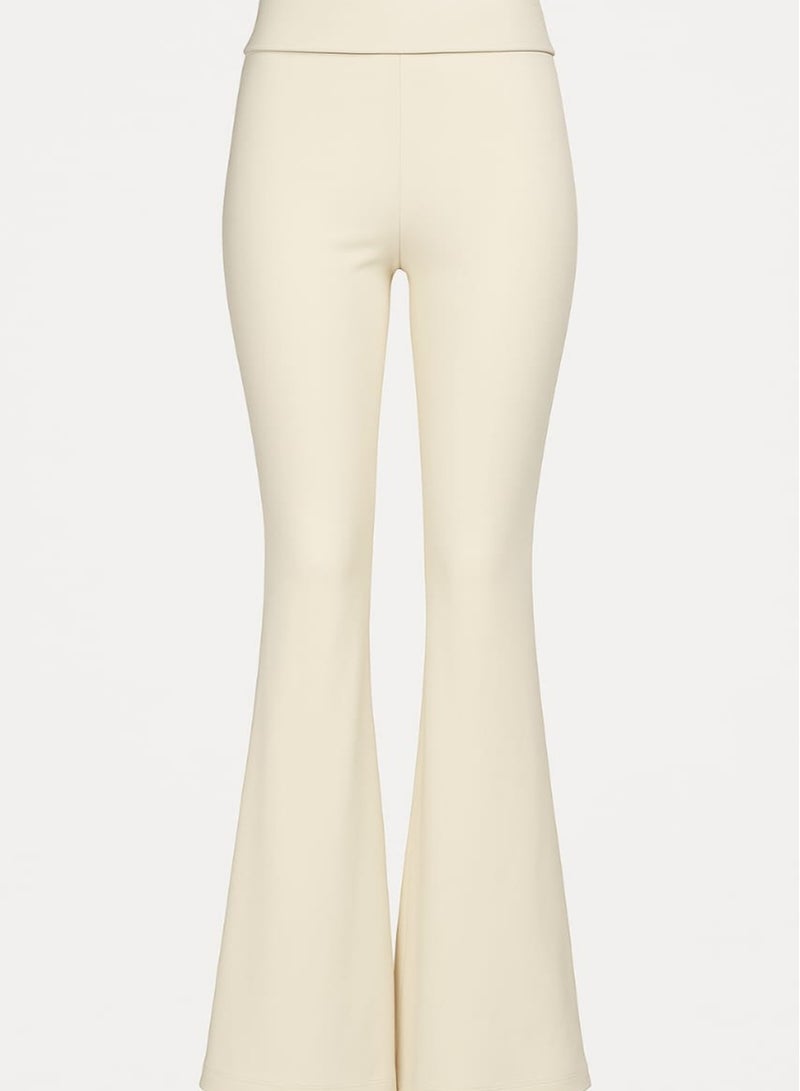 Soft Steps Flared trousers with fold-over waist M  - Image 5
