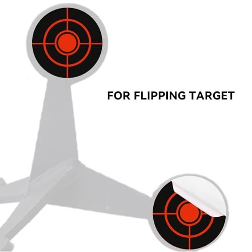 GearOZ Splatter Target Stickers, 3 Inch Reactive Paper Targets, 250 Pcs Adhesive Shooting Targets with Fluorescent Yellow Impact for BB Gun, Pellet Gun, Airsoft, Rifle Shooting Practice - Image 3