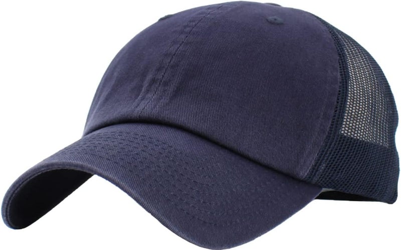 KBETHOS Classic Unisex Cotton Adjustable Low Crown Baseball Cap – Plain Dad Hat - Image 1