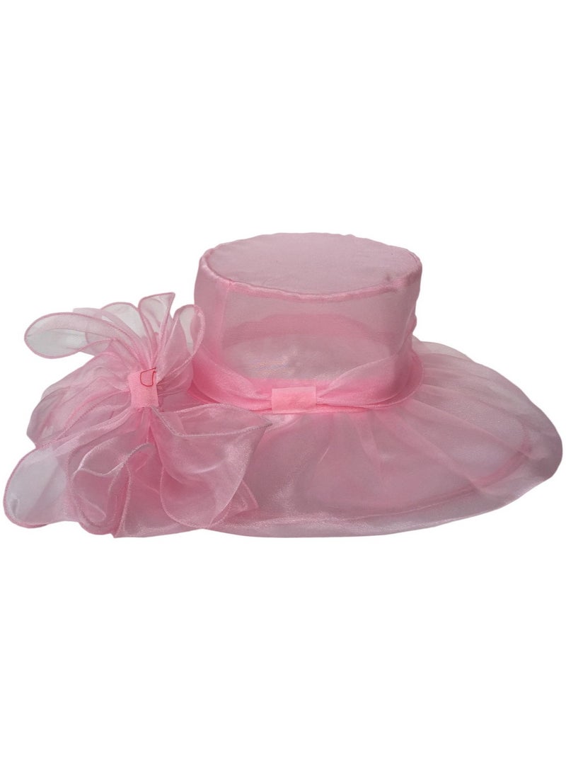 KUYING - New Organza Large Brim Sunvisor Hat Foldable UV Resistant Beach Hat - Image 1