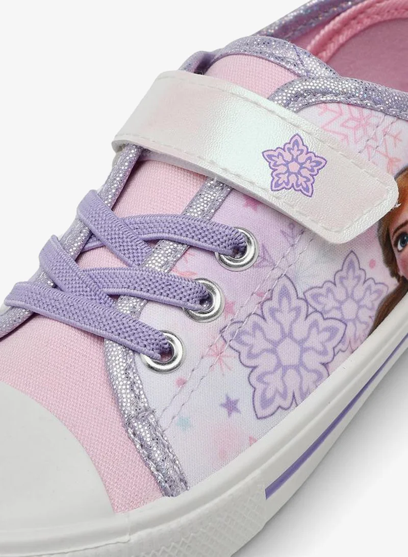 Disney LILAC Girls Frozen Print Hook & Loop Ankle Sneakers for Women | Best Price UAE