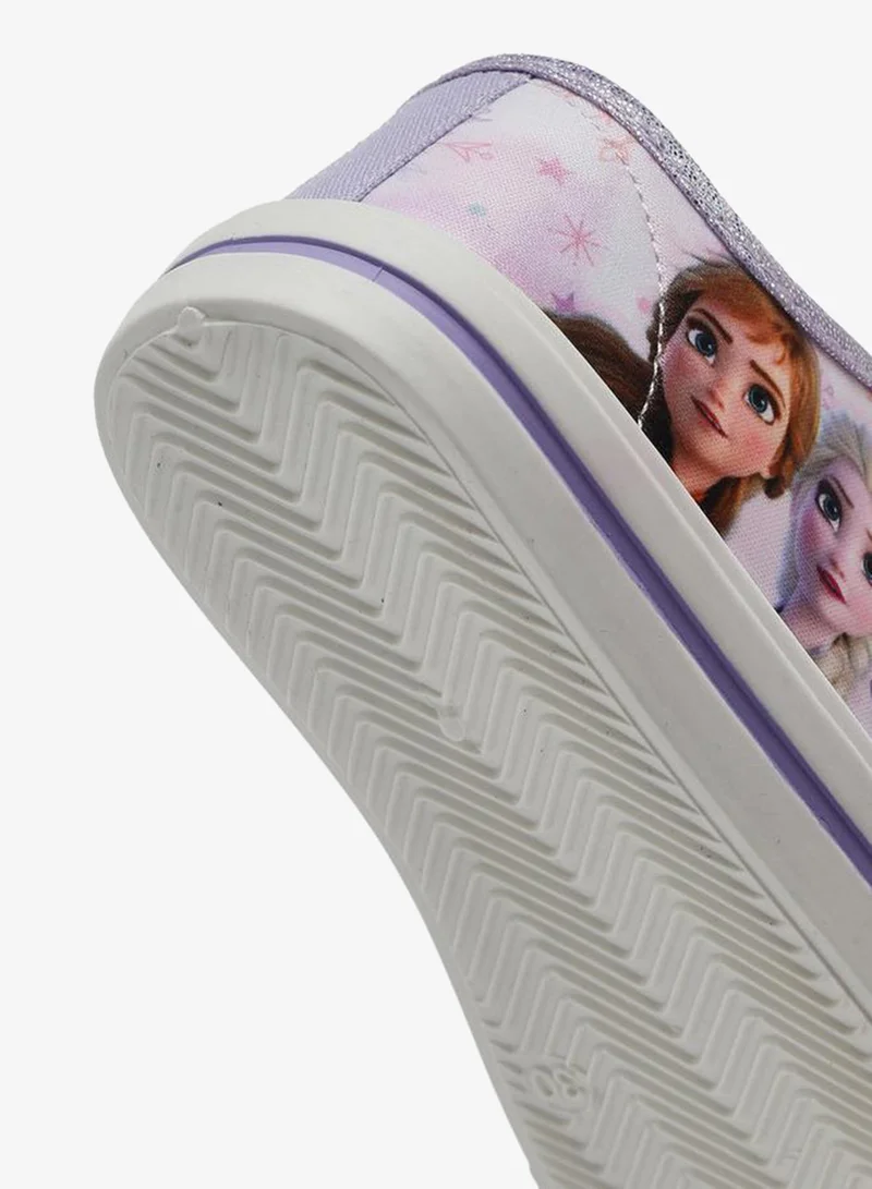 Disney LILAC Girls Frozen Print Hook & Loop Ankle Sneakers for Women | Best Price UAE