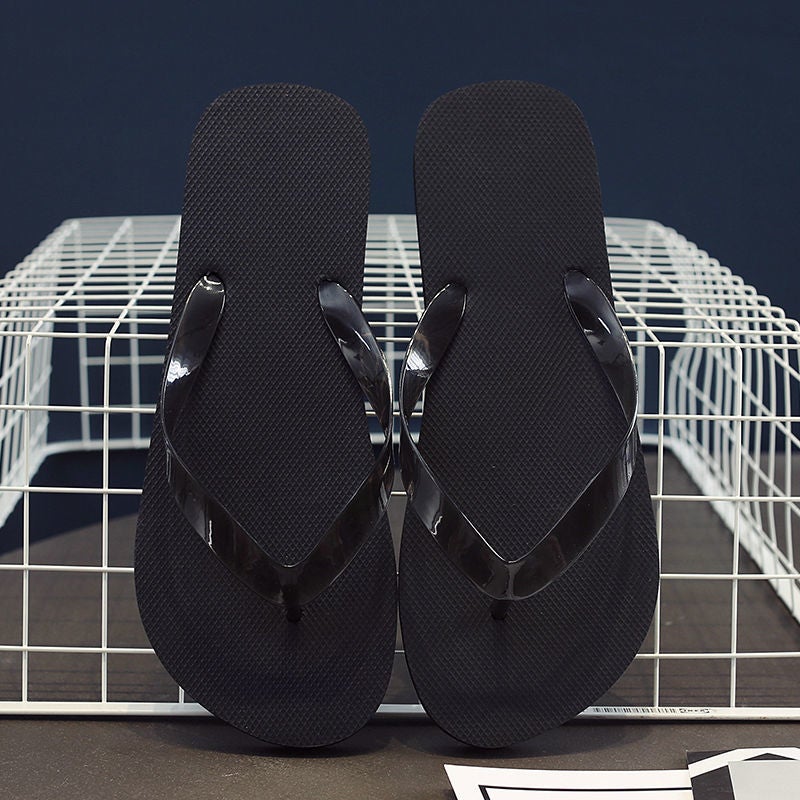 Mens Summer Flip-Flops Fashion Thick Non-slip Comfortable Beach Slides [Special Price] Random Send Not Specified - Image 4