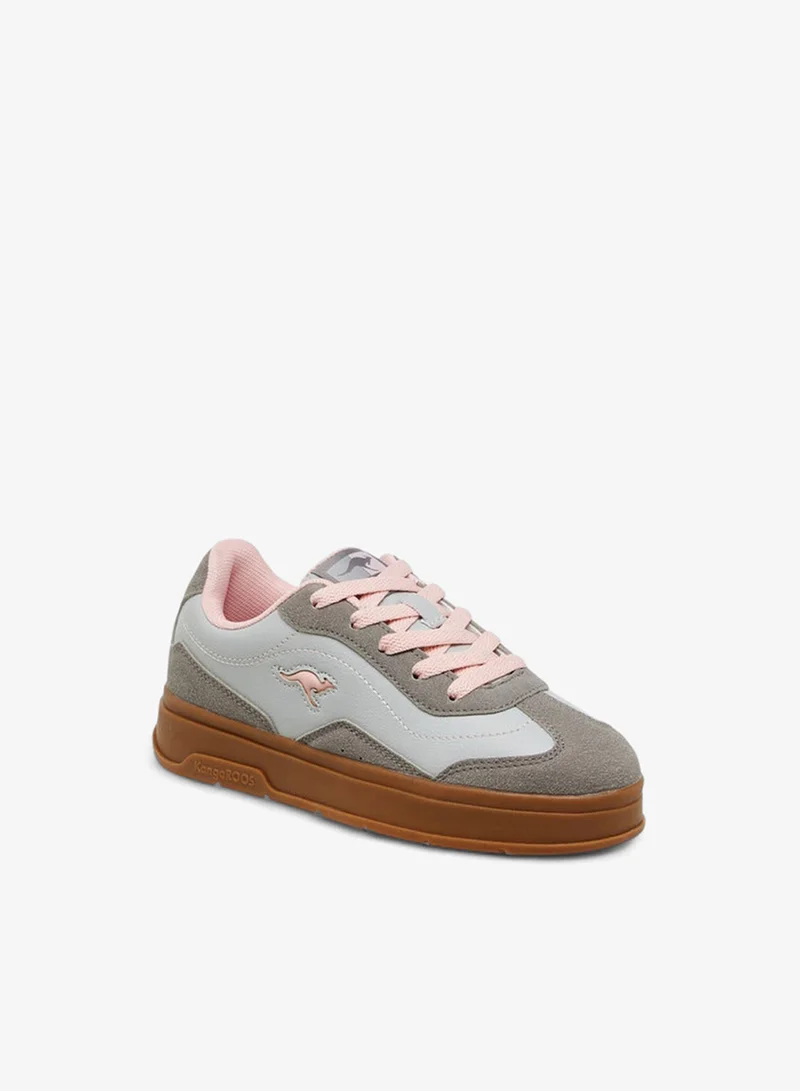 كانغاروس سنيكرز بناتي بألواح ورباط