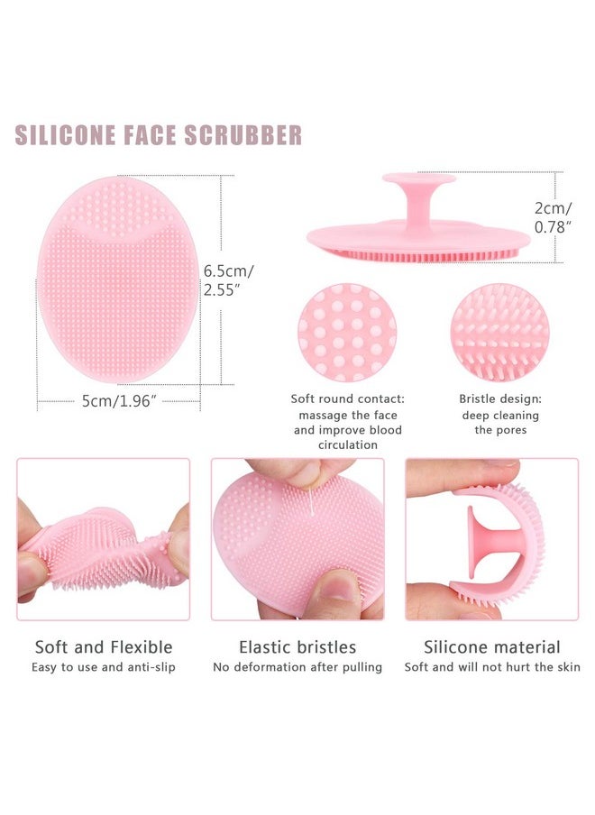 Yebeauty - Silicone Facial Cleansing Brush Set Of 15 5Pcs Face Scrubber 5Pcs Nose Blackhead Remover And 5Pcs Doublesided Exfoliating Lip Brush Lip Exfoliator Tool For Skincare - Image 1