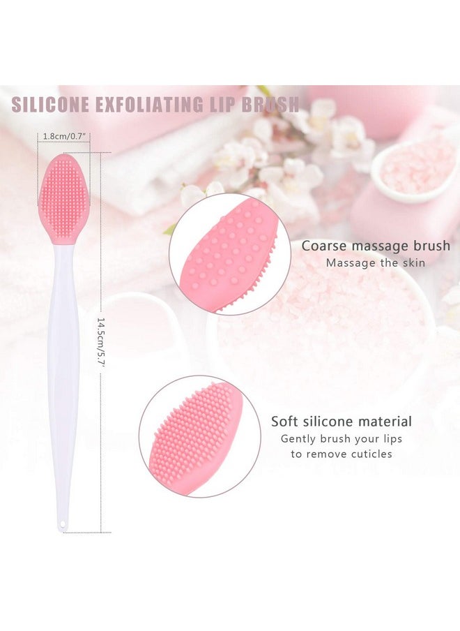 Yebeauty - Silicone Facial Cleansing Brush Set Of 15 5Pcs Face Scrubber 5Pcs Nose Blackhead Remover And 5Pcs Doublesided Exfoliating Lip Brush Lip Exfoliator Tool For Skincare - Image 1