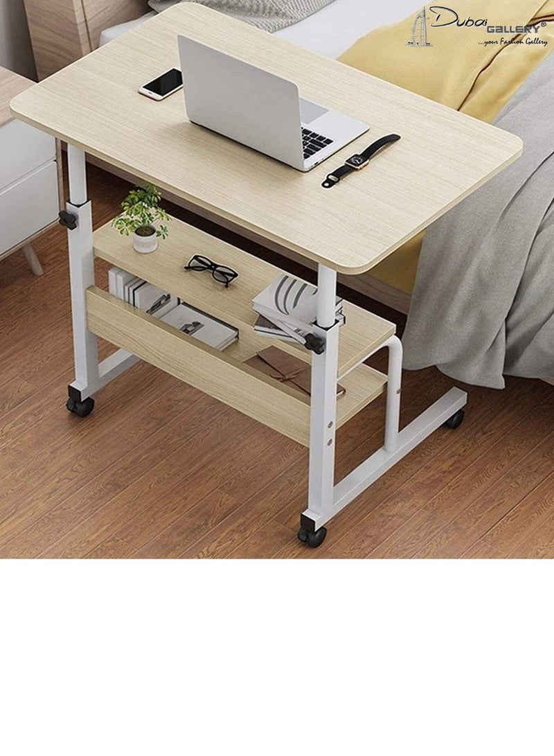 DubaiGallery Height Adjustable Table Notebook Laptop Computer Table Desk Bedroom Table Portable Computer Desk Beside Table - Image 1