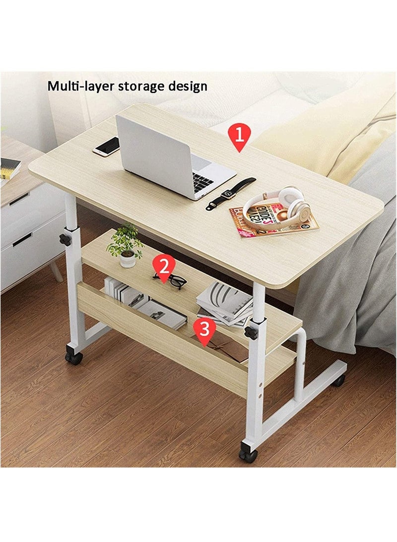 DubaiGallery Height Adjustable Table Notebook Laptop Computer Table Desk Bedroom Table Portable Computer Desk Beside Table - Image 4