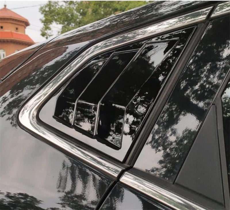 QASULER Car Side Window Louver Shutter Cover Trim - Image 5