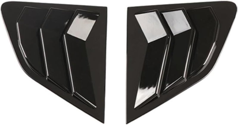QASULER Car Side Window Louver Shutter Cover Trim - Image 1