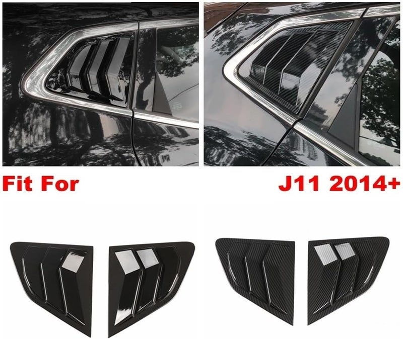 QASULER Car Side Window Louver Shutter Cover Trim - Image 3
