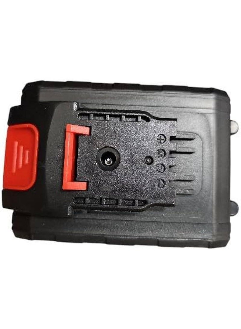 One rechargeable 48V lithium-ion (Li-ion) battery. Its key features are high energy density and long lifespan compared to conventional batteries. This battery is compatible with a wide range of cordless power tools requiring 48V, such as cordless drills, car washers, chainsaws, blowers, pruners, some solar energy storage systems, and certain types of electric vehicles. It typically features built-in protection against overcharging, over-discharging, and overheating to ensure longevity and safety. - Image 4