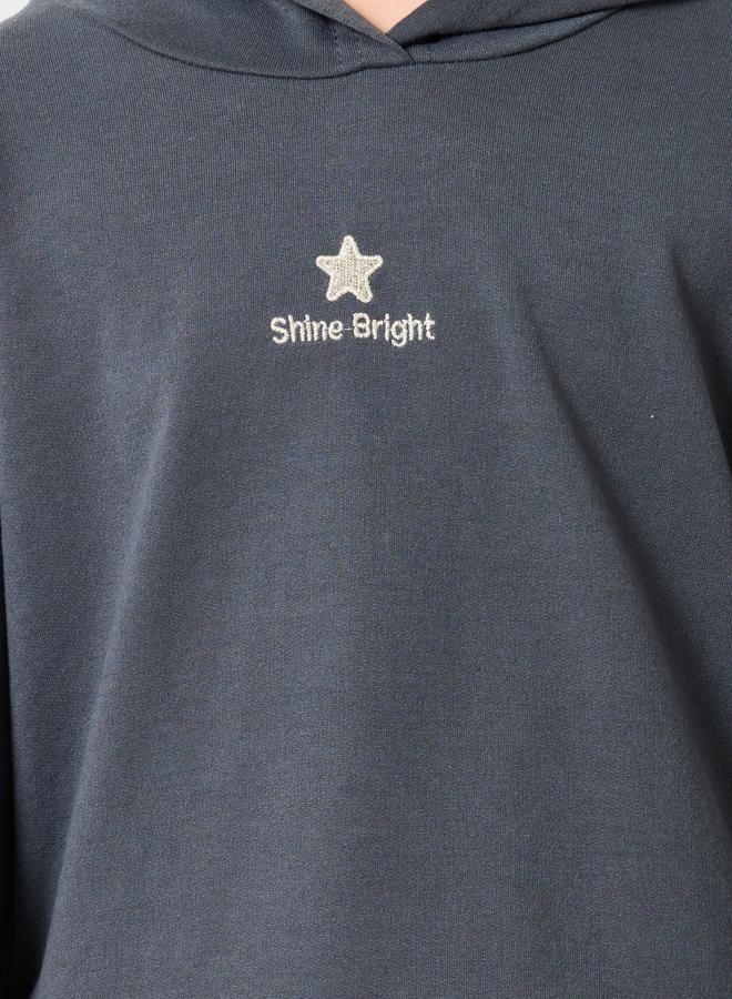 Styli Girls Cute Star Tulle Sweatshirt Dress - Image 3