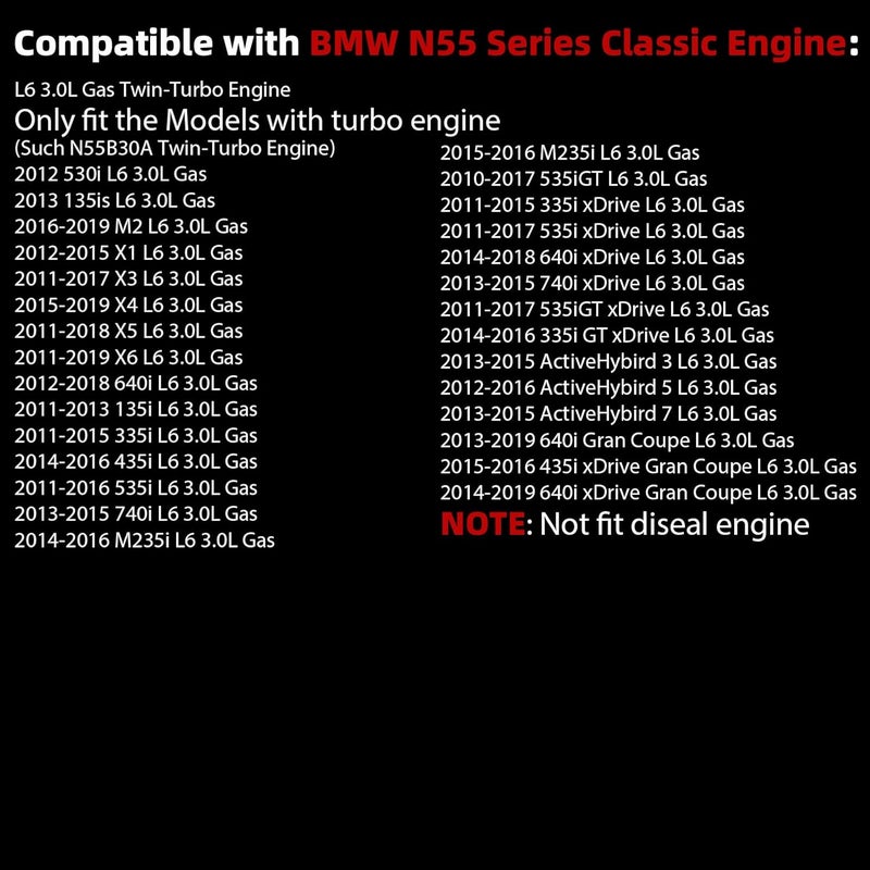 MITZONE Upgrade Performance All Aluminum N55 Valve Cover Kit for BMW 2011-2019 X3 X5 X6 2010-2017 535i 335i 740i 740Li 3.0L - Image 2