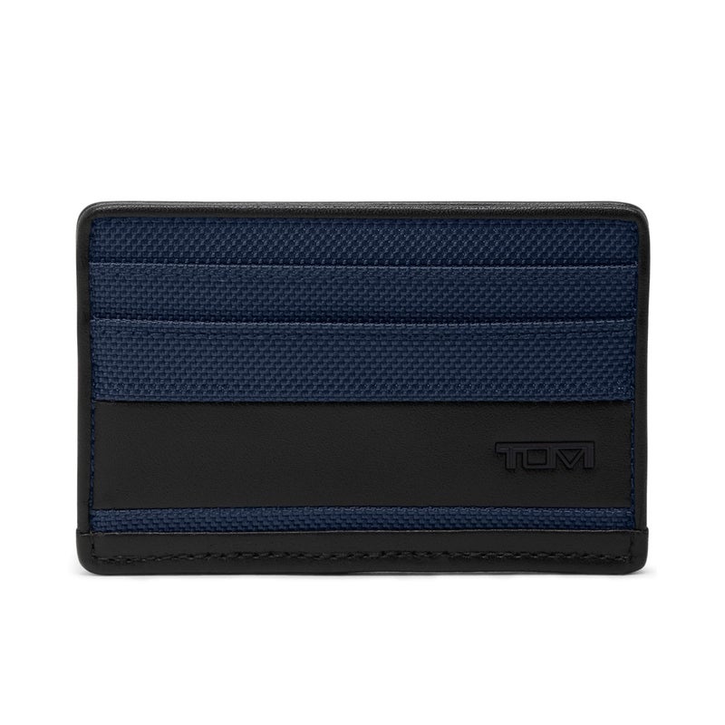 TUMI - Alpha Slim Card Case - Slim Billfold Wallet for Travel - Slip Pocket Wallet - Small Wallet - 2.8" X 4.1" X 0.2" - Navy - Image 1