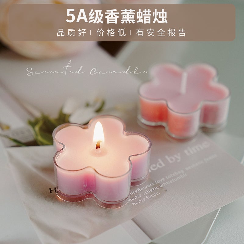 Tea Wax 4-Hour Atmosphere Ornaments Handmade Creative Hand Gift Colorful Flowers Aromatherapy Candle Modeling Wax - Image 4