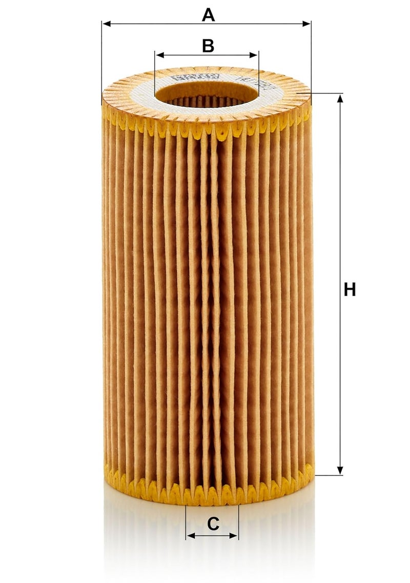 MANN FILTER MANN-FILTER HU 718/1 k Oil Filter for Mercedes C Class C 220 CDI Blue Efficiency - Image 3