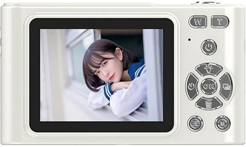 White H15 2.4 Inch Pocket Digital Camera CCD Enhanced Imaging 240x320 Resolution - Image 1