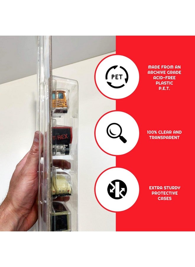 EVORETRO Diecast Blisters 5 Cars Compatible for Premium Hot Wheels Protector case Car Culture, Pop Culture, Retro Collection - 0.60mm - Pack of 5 - hot Wheels Protector Packs - Image 3