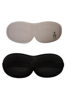 Generic Memory Foam Sleep Mask, Blackout Eye Cover Eye Mask Eyeshade, Comfortable & Soft Blinder, Adjustable Strap for Sleeping, Travel, Shift Work, Naps, Night Blindfold  - Image 1