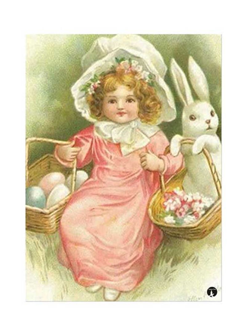 RKN Vintage Art Metal Plate Poster Multicolour 15x20centimeter