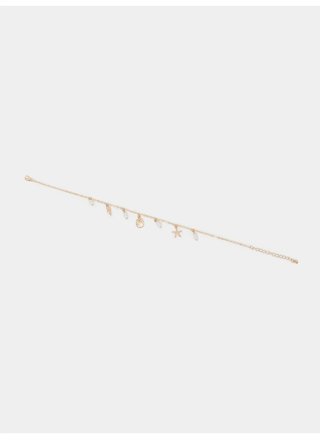Styli Styli Sea Shell Charm Anklet
