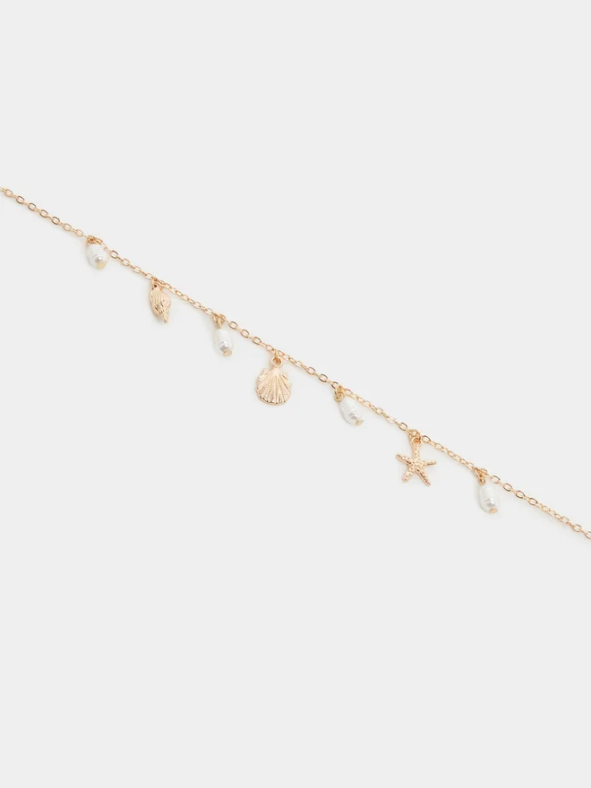Styli Styli Sea Shell Charm Anklet
