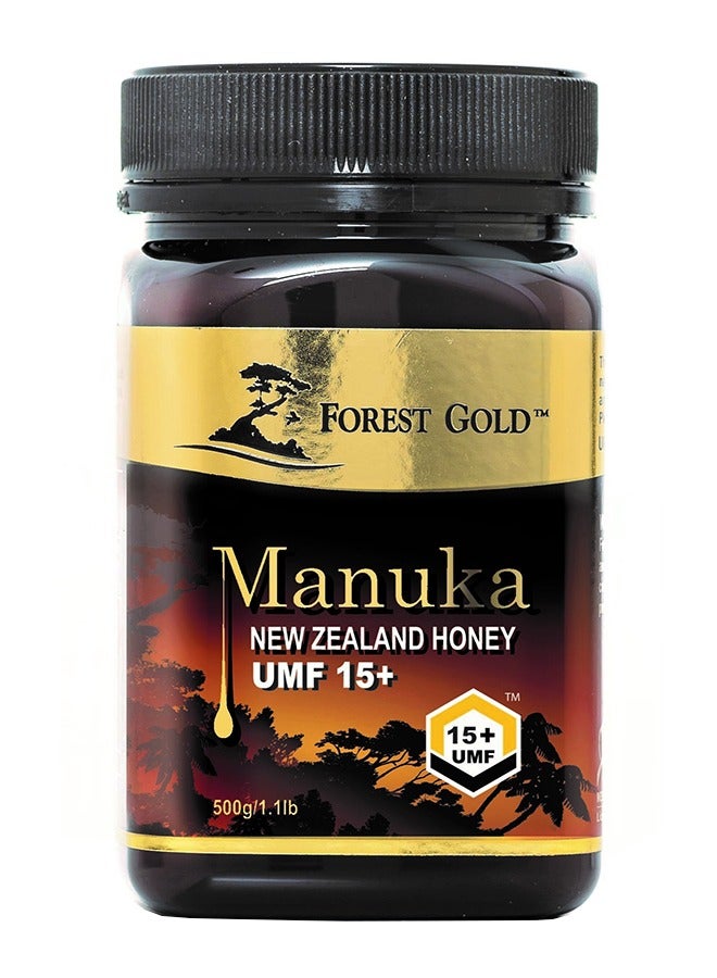 FOREST GOLD Manuka UMF 15+ Certified Honey 500 G 