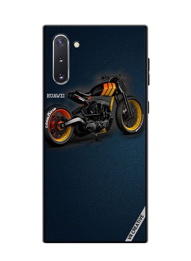 VR CREATIVE Protective Case Cover For Samsung Galaxy Note10 5G Bike Design Multicolour - Image 1