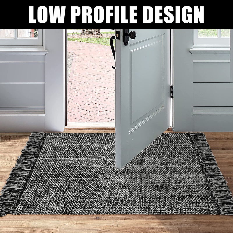 Collive سجادة الحمام الأسود الكلاهي 2 '× 3' سجاد المطبخ الصغير القابل للغسل باليد - Image 5
