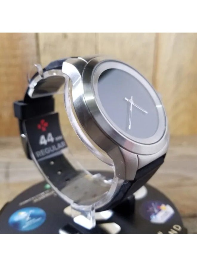REBENUO - MyKronoz ZeTime Premium Hybrid Smart Watch 44mm with Mechanical Hands on Color Touch Screen in Black - Image 1