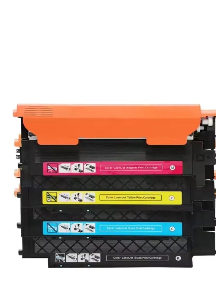 Terabyte 117A (عبوة 4) خرطوشة حبر متوافقة مع طابعة HP Color Laser 150a، 150nw، 178n، 178nw، 178nwg، 179fng، 179fwg، 179fnw (أسود، أزرق، أصفر، أرجواني) - Image 1