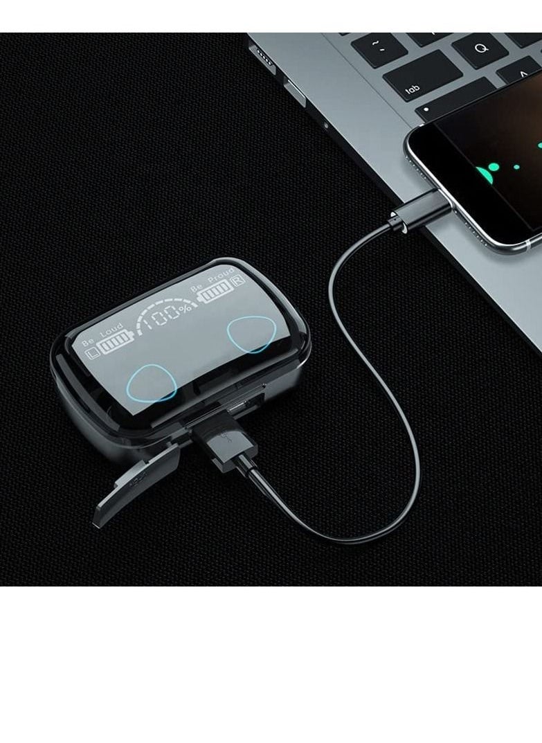NEWEST Wireless Earbuds Bluetooth Waterproof Headset Touch Control USB Charging Headphones M10 V5.1  - Image 3
