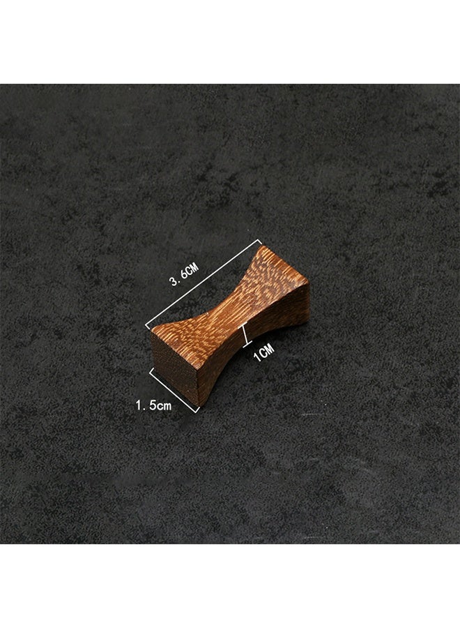 اتش واي 10 قطع من حوامل عيدان الطعام وأدوات المائدة الخشبية – مجموعة حوامل خشبية طبيعية للعيدان، الملاعق، الشوك، والسكاكين – مثالية للاستخدام في المنزل، والفنادق، والمطاعم - Image 2