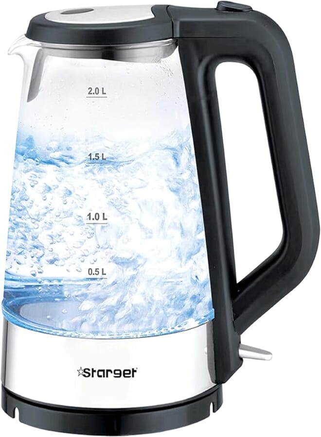 Starget Pride Pyrex Kettle - 2 Liter Capacity
