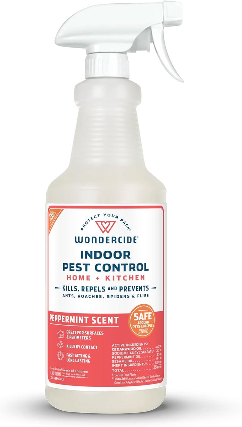 wondercide All Natural Indoor Pest Control Home and Patio Spray 32 oz Peppermint - Image 1